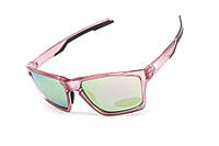 Тактические очки BluWater Sandbar Polarized (G-Tech blue), зеркальные розовые