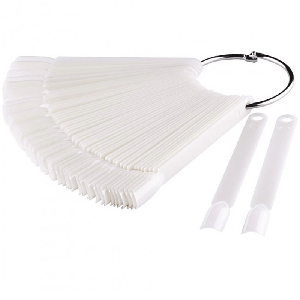 Типси на кільці білі, квадратна форма, 50 шт.