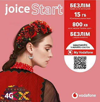 Стартовий пакет Vodafone «Joice Start»