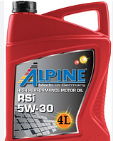 ALPINE 5W-30 RSi ACEA A3/B4-12 API SL/CF (MB 229.5) 4лALPINE 5W-30 RSi ACEA A3/B4-12 API SL/CF (!!!MB 229.5) 4л