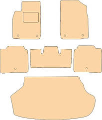 Килимки в салон EVA для  Lexus  ES 250 / ES 300(hybrid) / ES350 2012