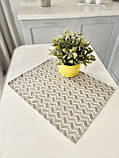 Серветка сервірувальна під тарілку жакардова FLUOR004 прямокутна, фото 2