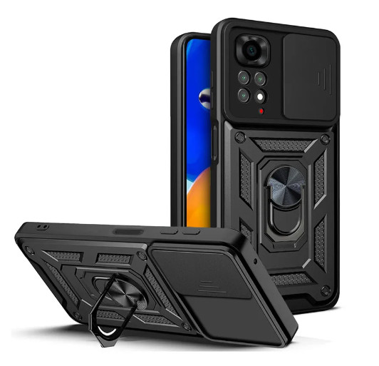 Ударостійкий чохол Camshield Serge Ring for Magnet для Xiaomi Redmi Note 11 Pro 4G / Note 11 Pro 5G, фото 1