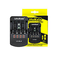 Зарядное устройство LiitoKala Lii-NL4 для AA/AAA + 9V, Чорний