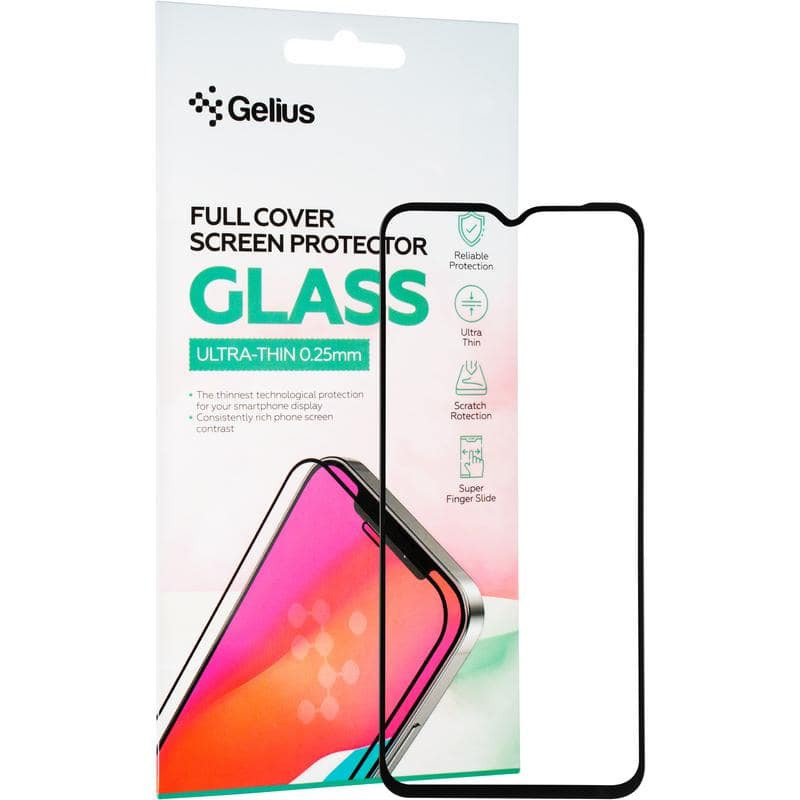 Захисне скло Gelius Full Cover Samsung A022 (A02) Black 0.25mm