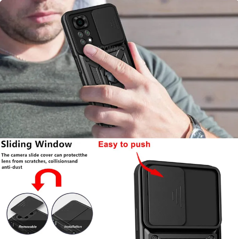 Ударостійкий чохол Camshield Serge Ring for Magnet для Xiaomi Mi 12 Pro Ударостійкий чохол Camshield Serge Ring for Magnet для Xiaomi Mi 12 Pro