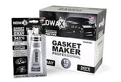 Герметик високотемпературний, 100%силіконовий, сірий  +343?C 85g  Nowax
