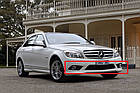 Решітка бампера (комплект) Мерседес 204 - Mercedes W204 - 2007-2011, фото 6