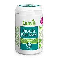 Витамины и добавки Canvit Biocal Plus MAXI - минералы и коллаген для улучшения подвижности для крупных пород