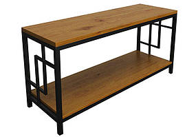 Тумба ТВ Брайтон метал чорний оксамит ДСП Файрвуд (TeneroTM)