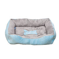 Лежак для кошек и собак Taotaopets 545508 Blue S 43*30 см мягкий и уютный