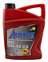 ALPINE 5W-40 RSL С3 (Улучшенная RSL LA) API SN/CF MB-229.51, BMW LL-04 4л