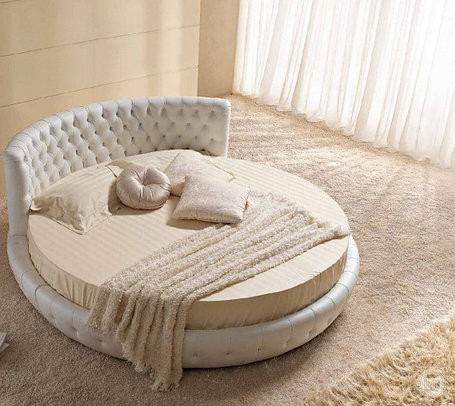 Кругле дизайнерське ліжко під замовлення Елегія-31 (Мебель-Плюс TM)
