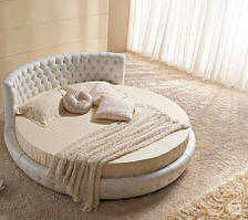 Кругле дизайнерське ліжко під замовлення Елегія-31 (Мебель-Плюс TM)