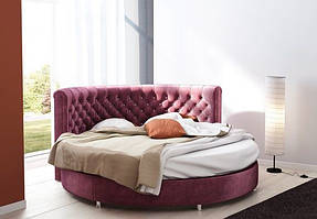 Кругле дизайнерське ліжко під замовлення Елегія-35 (Мебель-Плюс TM)