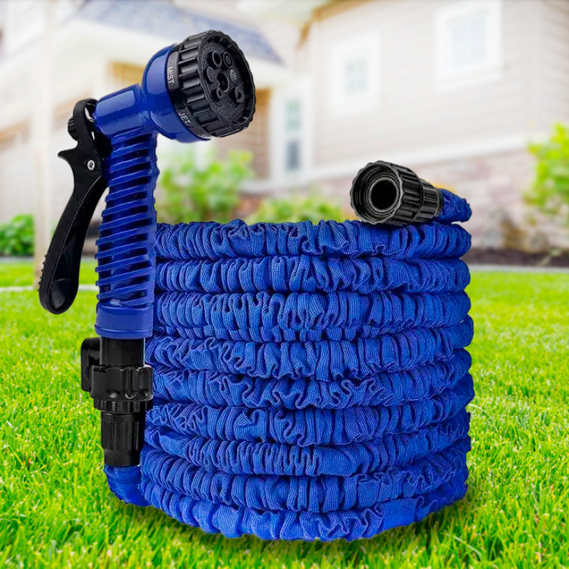 Садовий шланг Expandable Hose 75 м (XHOSE 75 метрів) + У ПОДАРУНОК насадка-розпилювач для поливання