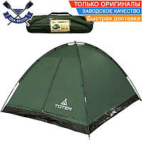 Палатки Totem Summer 3 местные палатки трехместные Tramp палатки однослойные легкая палатка Трамп UTTT-028 2кг
