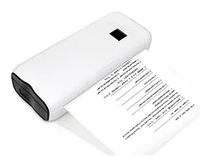 Портативный мобильный термопринтер А4BT USB+Bluetooth с аккумуляторной батареей 2600 mAh