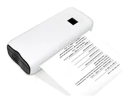 Портативний мобільний термопринтер А4BT USB+Bluetooth з акумуляторною батареєю 2600 mAh