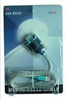 Перехідник USB --> COM (RS232) 9pin, Chipset PL-2303HXD, кабель 1.5м. RTL