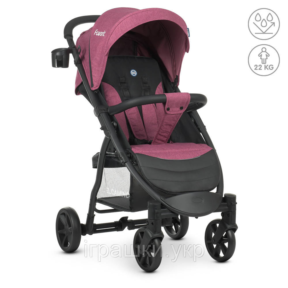 Дитяча коляска-книжка El Camino M 3409L v.2 Maroon, фото 1