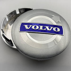 Ковпачок Volvo 56 мм 52 мм хромовані із синім логотипом