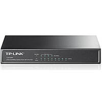 Комутатор TP-Link TL-SF1008P, 8-port 10/100M PoE Switch, 8 10/100M RJ45 ports including 4 PoE ports,