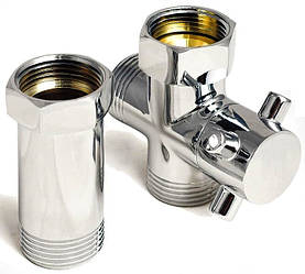 Приладовий кран з картриджем KP 3/4"х3/4"х3/4" ЗЗВ