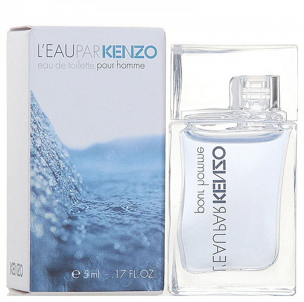Туалетна вода Kenzo L'eau par Kenzo pour Homme для чоловіків - edt 5 ml mini, фото 1