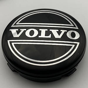 Ковпачок для оригінальних дисків Volvo 64 мм 61мм чорні