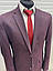 Чоловічий костюм West-fashion модель А Т-12 бордо, фото 2