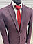 Чоловічий костюм West-fashion модель А Т-12 бордо, фото 5