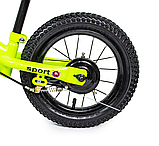 Дитячий велобіг Scale Sports 12 Дюймів Салатовий Колір, фото 3