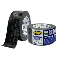 Ремонтная армированная лента HPX Universal Duct Tape 1900, 48мм х 50м, черная Technohub - Гарант Качества