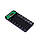 Корпус коробка Power Bank Case DIY, 8 x 18650 2 USB, 2 Micro-USB, 2 Led ліхтаря, чохол для батарей DIY чорний, фото 3