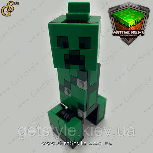 Конструктор фігурка Кріпер Майнкрафт Creeper Minecraft 11 см