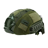 Захисний кавер (чохол) на балістичний шолом Fast Оливковий
