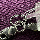 Комплект срібний чорнений ланцюжок з натільнім хрестиком 925 проба, фото 10