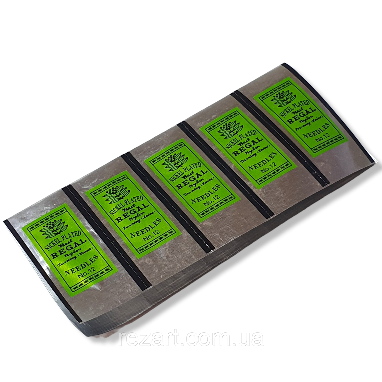 Голка бісерна No12 (15 шт.) (10 пластин упаковка) для рукоділля. Кіїай