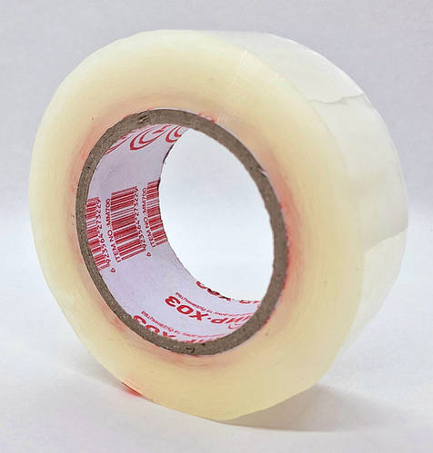 Скотч ПЛОТНЫЙ упаковочный прозрачный - 50 микрон × 700 м (заказ кратно ...