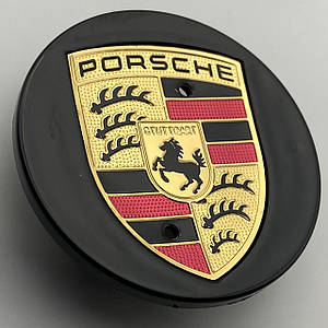 Ковпачок Porsche 7L5.601.149 77 мм 58 мм чорний
