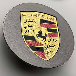 Ковпачок Porsche 7L5.601.149 75 мм 58 мм сірі графіт