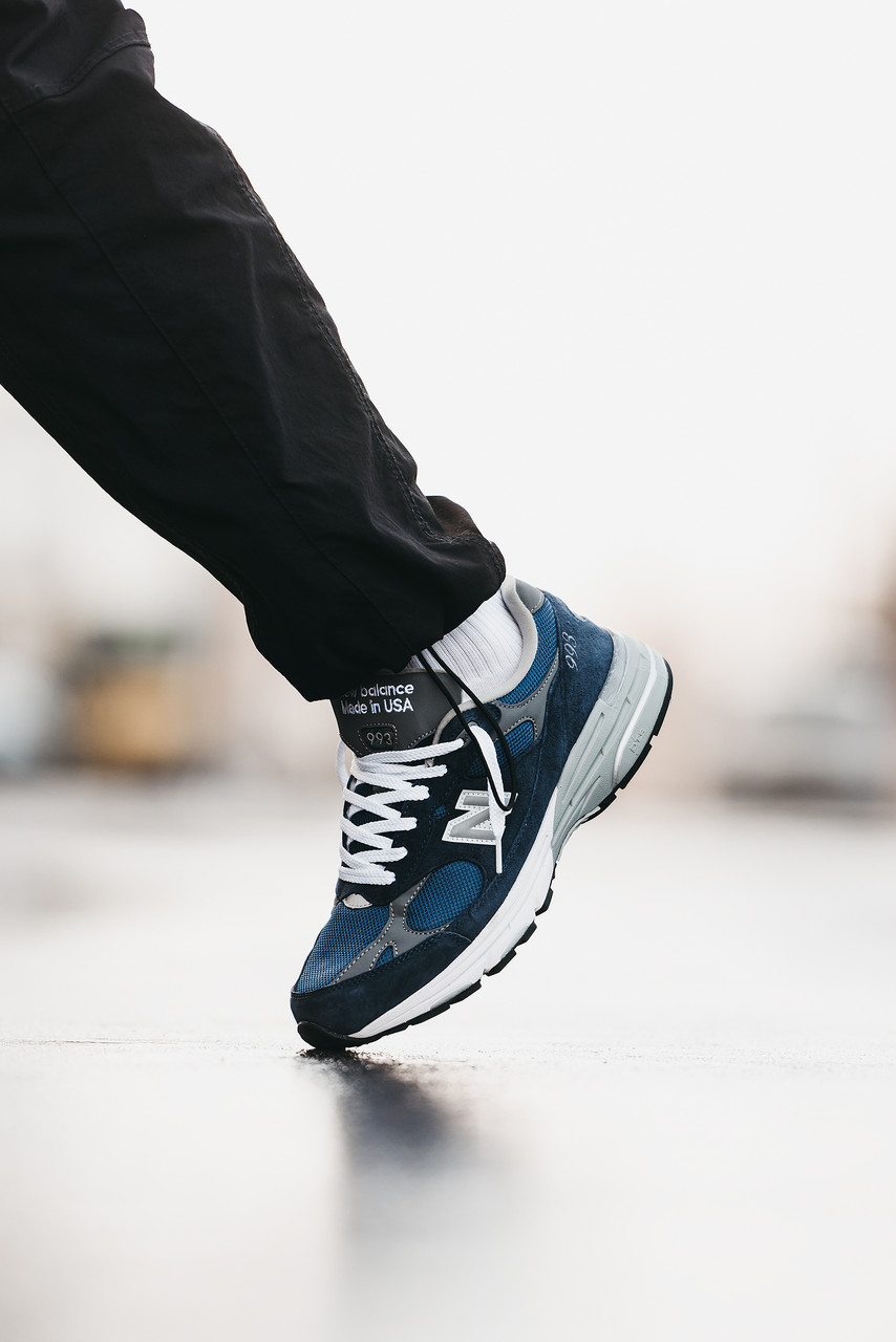 New balance 993 sales azul e amarelo