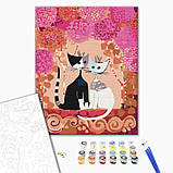 Картина за номерами Тварини Казкові котики Картини в цифрах розмальовка 40х50см BrushMe BS9897, фото 2