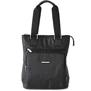 Сумка жіноча тканинна на плече чорна під документи формату А4 модна для роботи навчання прогулянок Dolly 482, фото 1