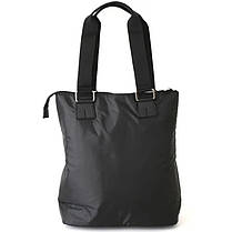 Сумка жіноча тканинна на плече чорна під документи формату А4 модна для роботи навчання прогулянок Dolly 482, фото 4