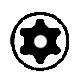 Ключ FORCE 76740 Torx Г-обр. с отверстием Т40Н, L=33/83 мм, фото 3