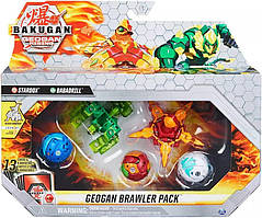 Набір Bakugan Geogan Brawler — Stardox & Babadrill Серія Геоган Бакуган 5шт