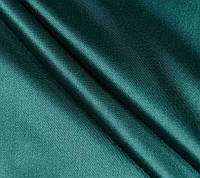 Ткань атлас плотный для платьев блузок костюмов скатертей малахитовая