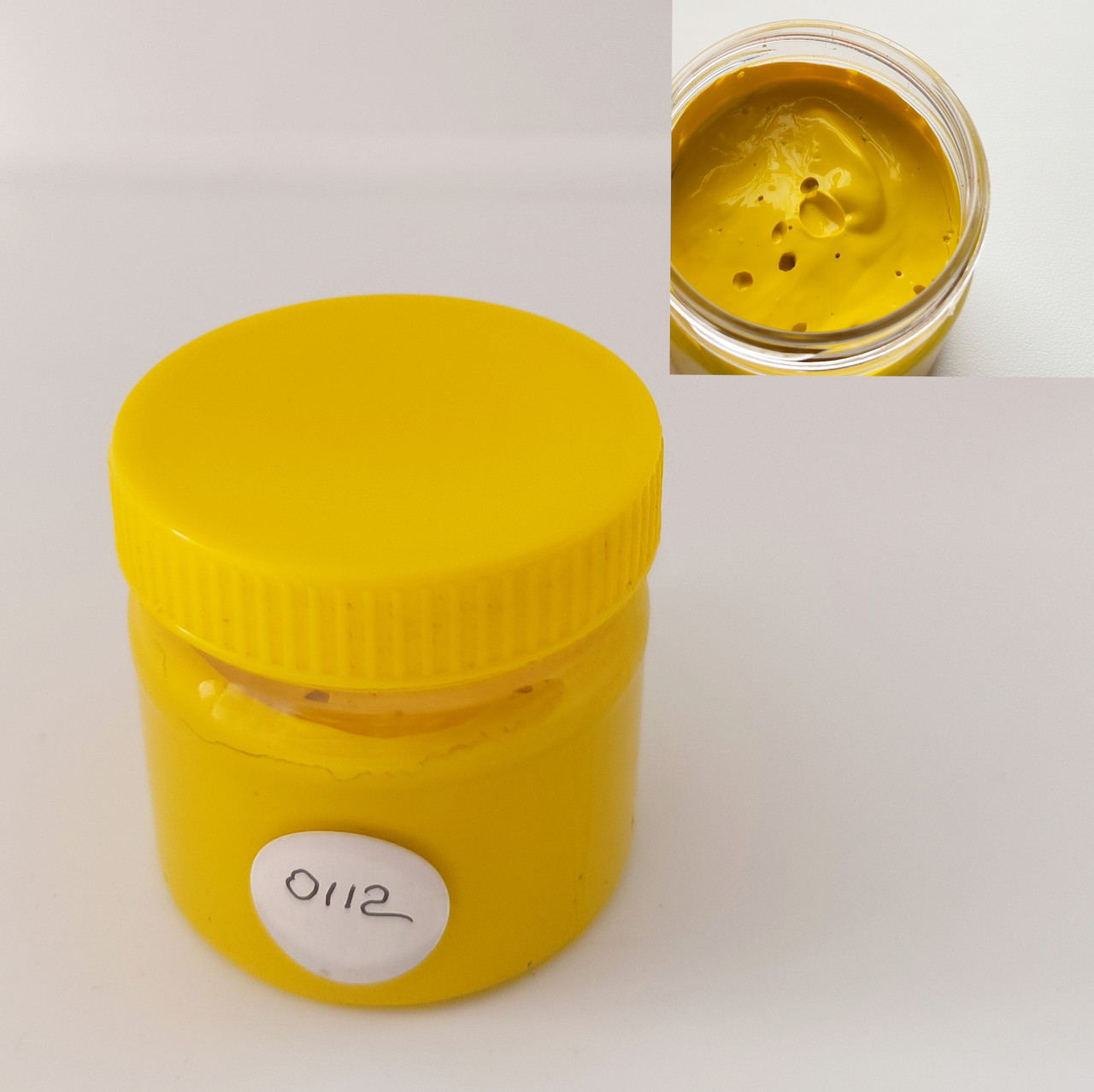 Професійна гуашева фарба Тесс 65 мл "Жовта" 112